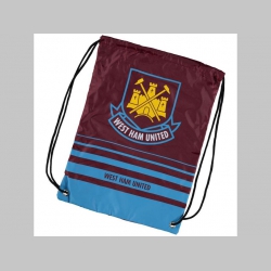 West Ham United ľahké sťahovacie vrecko ( batôžtek / vak ) so šnúrkami, rozmery cca. 34 x 46 cm